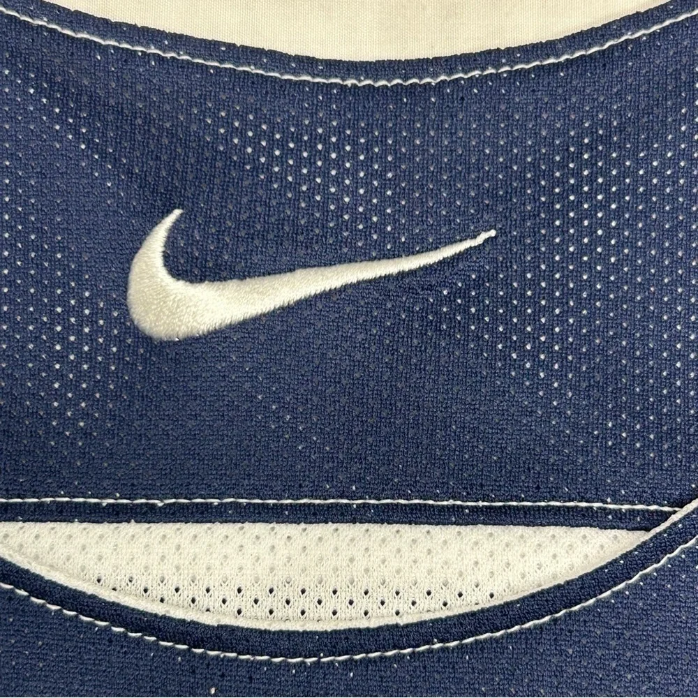 Nike Women Tank Tops Basketball Jersey White Blue Reversable Dri Fit 2XLT